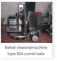 Berkel vleessnijmachine type 834 combi safe